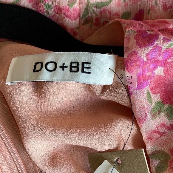 Nwt Do + Be Pink Floral Dress Small - Picture 11 of 15